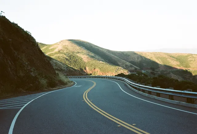 Switchback: film photograph by Ben Enbom, USA