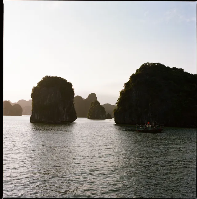 Karst, Ha Long Bay: film photograph by Ben Enbom, Vietnam
