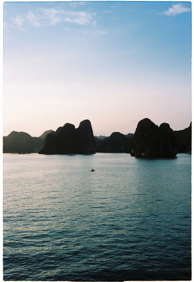 Ha Long, evening: film photograph by Ben Enbom, Vietnam