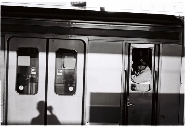 Window seat: film photograph by Ben Enbom, Japan