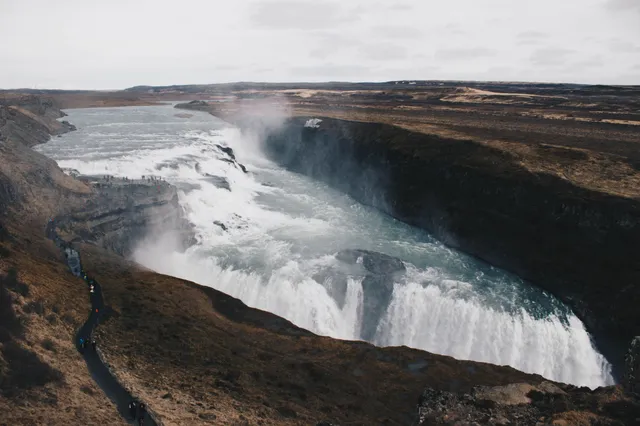 Gullfoss: digital photograph by Ben Enbom, Iceland