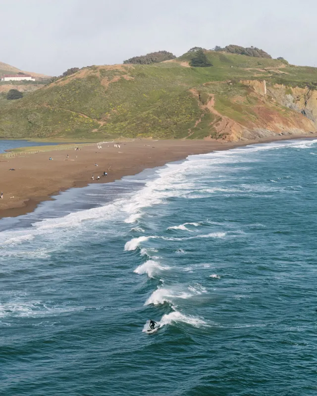 Rodeo Beach: film photograph by Ben Enbom, USA