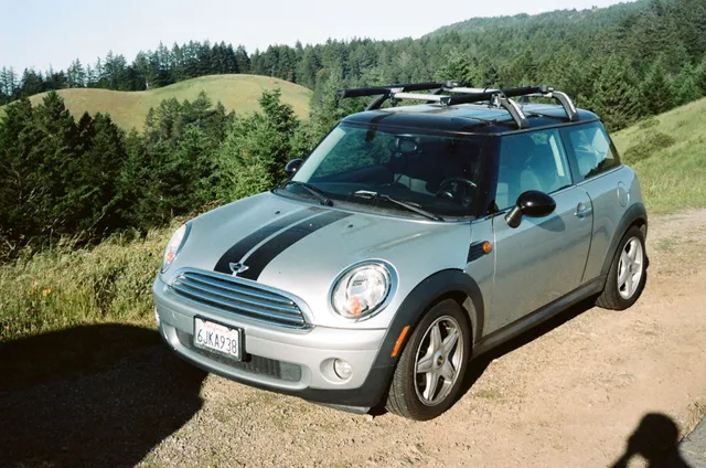 Parked above the trees: film photograph by Ben Enbom, USA