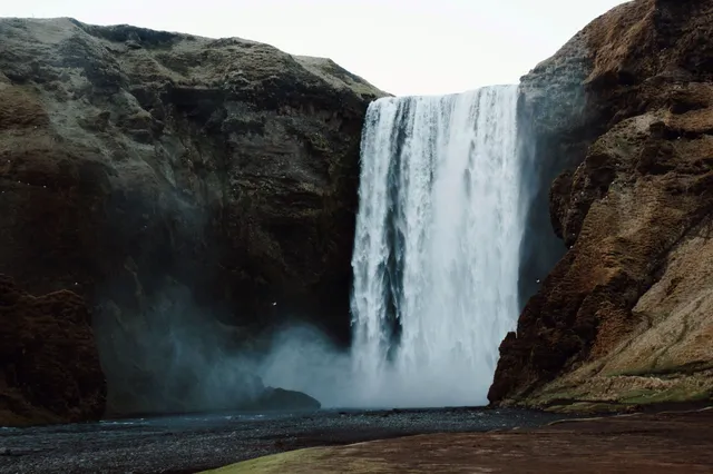 Skógafoss: digital photograph by Ben Enbom, Iceland
